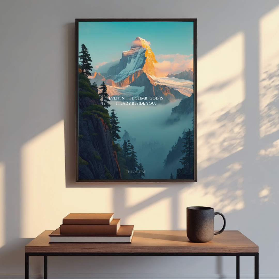 Summit of Grace by Theos Dae - Digital Art Print