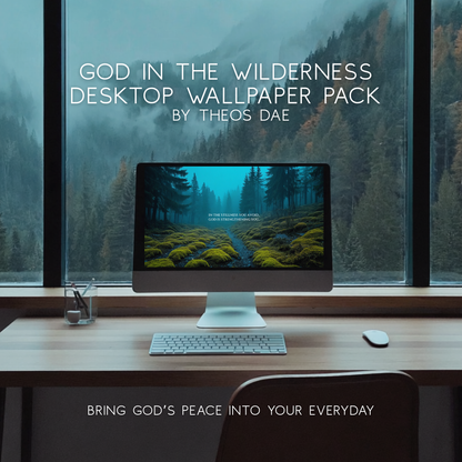 God in the Wilderness: Desktop Wallpaper Pack by Theos Dae