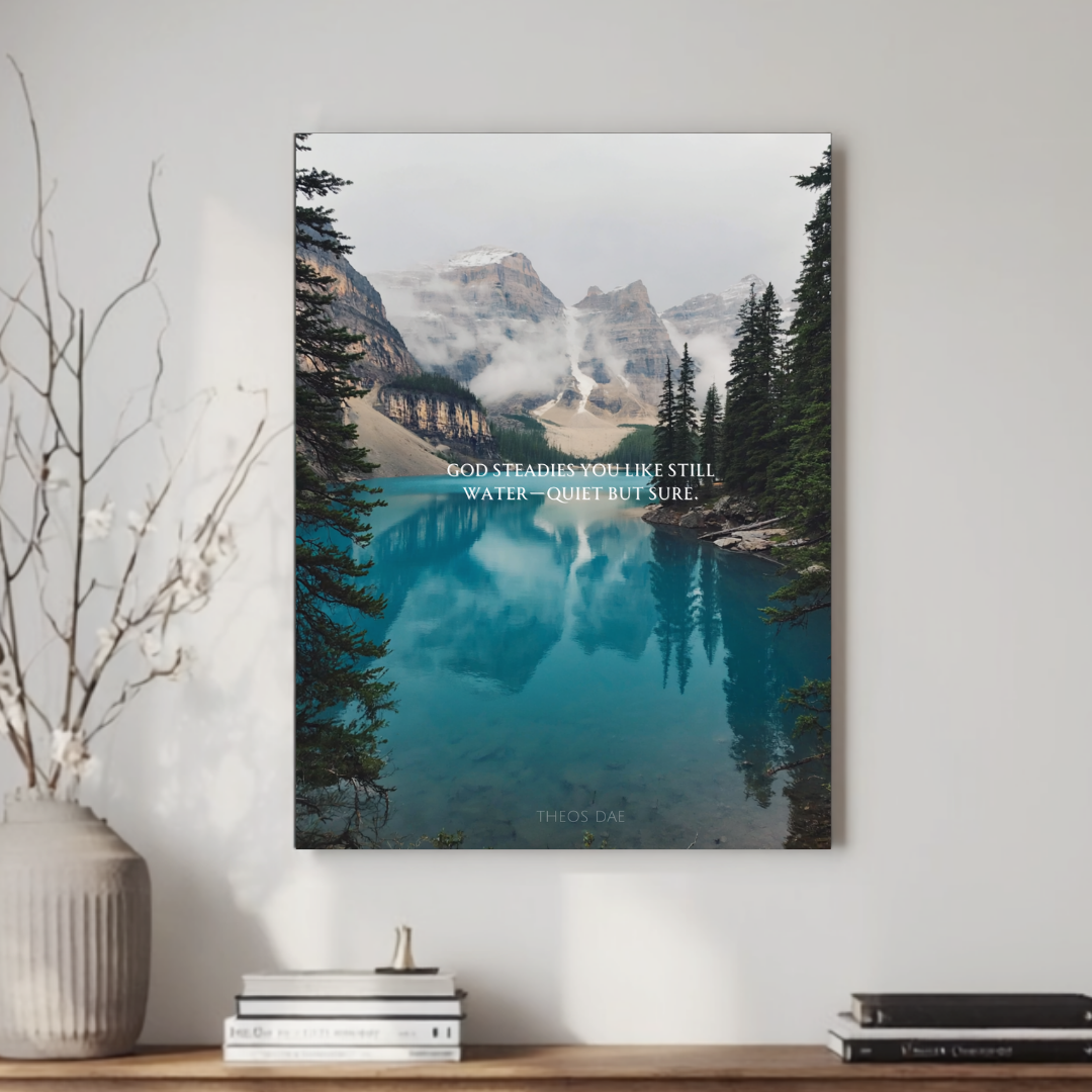 Still Waters, Steady Heart by Theos Dae - Digital Art Print