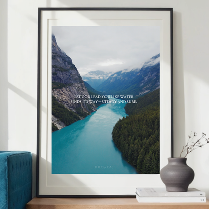 Led Like Water by Theos Dae - Digital Art Print