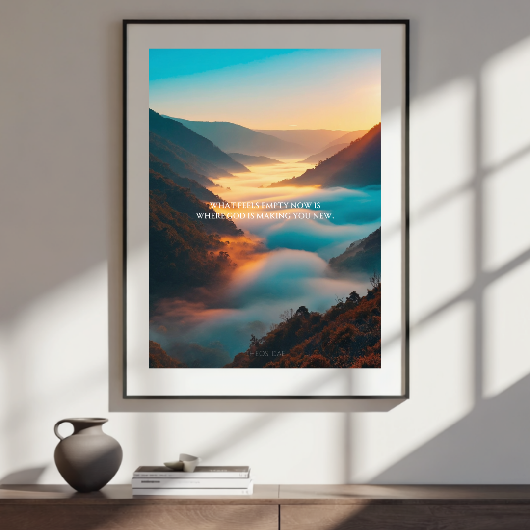 Valley of Renewal by Theos Dae - Digital Art Print