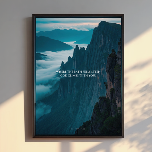 Courage in the Heights by Theos Dae - Digital Art Print