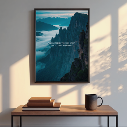 Courage in the Heights by Theos Dae - Digital Art Print