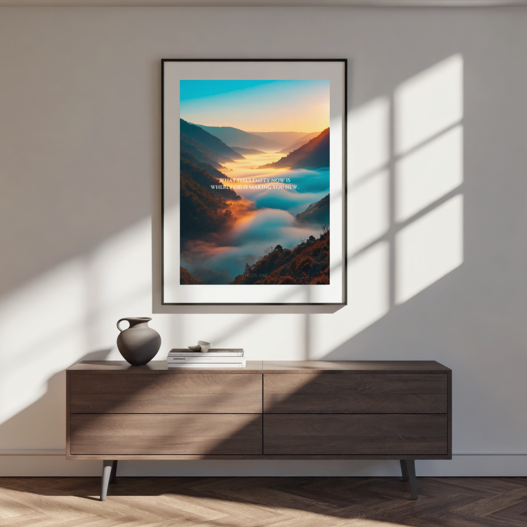 Valley of Renewal by Theos Dae - Digital Art Print