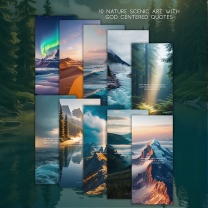 God in the Wilderness: Phone Wallpaper Pack by Theos Dae