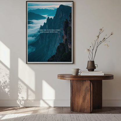 Courage in the Heights by Theos Dae - Digital Art Print