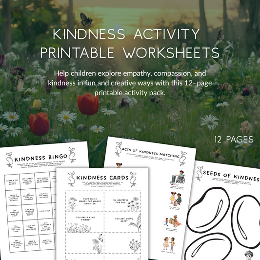 Kindness Activity Pack - Printable Worksheets