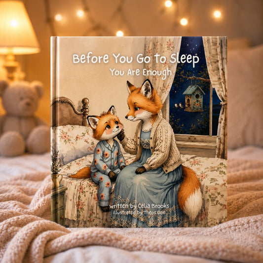 Cover of the best children's bedtime story - Before You Go To Sleep - You Are Enough by Celia Brooks