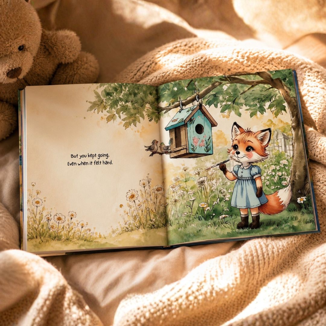 Inside of the best children's bedtime story - Before You Go To Sleep - You Are Enough by Celia Brooks